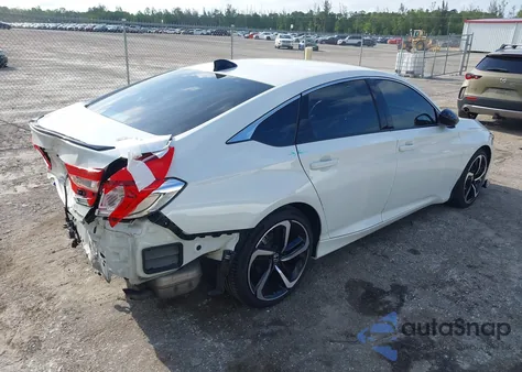 2022 Honda Accord Sport z USA, uszkodzony, nr VIN 1HGCV1F37NA113565